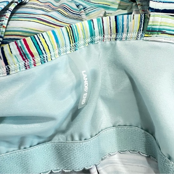 Lands' End  Blouson Tummy Hiding Tankini Top Swimsuit Adjustable Straps Sz 16 DD - Picture 8 of 14